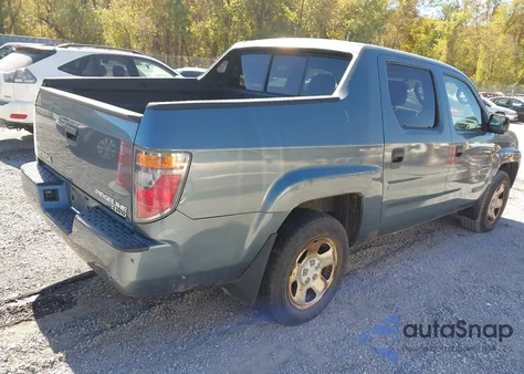 2007 Honda Ridgeline Rt from USA, damaged, VIN 2HJYK16277H547716